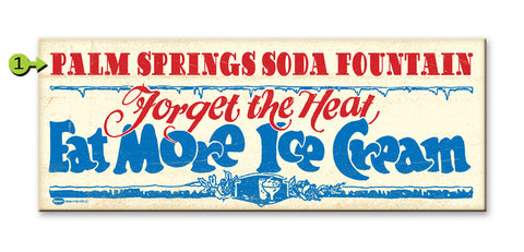 Ice Cream Metal 17x44