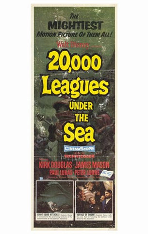 20 000 Leagues Under the Sea Movie Poster Print