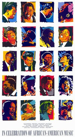 in Celebration of African-American Music Movie Poster Print