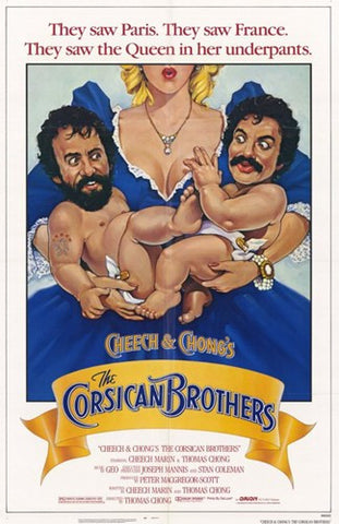 Cheech and Chong's the Corsican Brothers Movie Poster Print