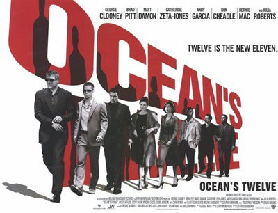 Ocean's Twelve Movie Poster Print