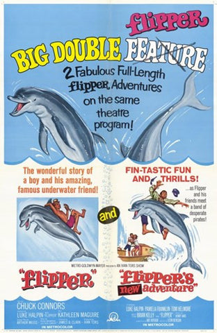 Flipper's New Adventure Movie Poster Print