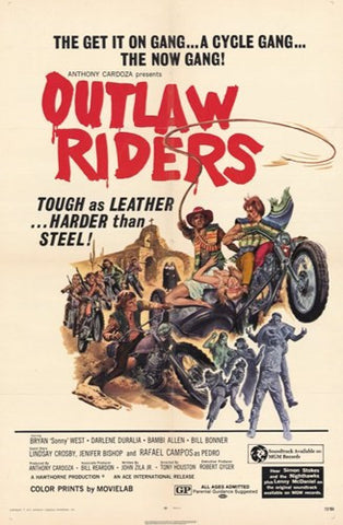 Outlaw Riders Movie Poster Print