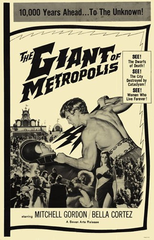 The Giant of Metropolis Movie Poster Print