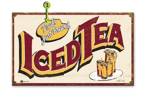Iced Tea Metal 23x39