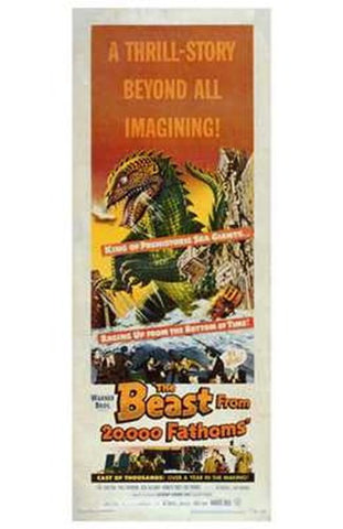 The Beast from 20 000 Fathoms Movie Poster Print