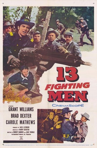 13 Fighting Men Movie Poster Print
