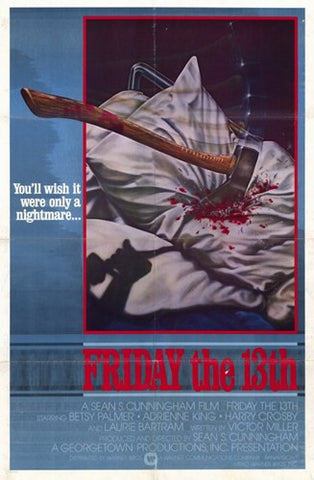 Friday the 13th Movie Poster Print