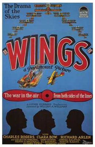 Wings Movie Poster Print
