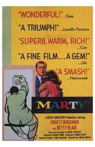 Marty Movie Poster Print