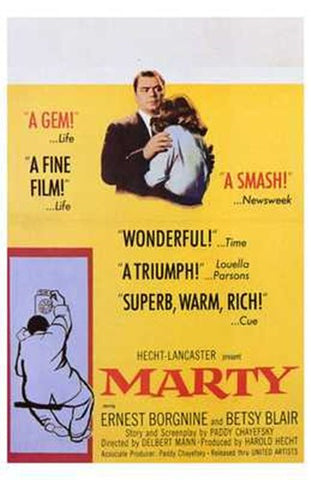 Marty Movie Poster Print