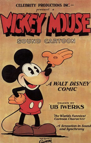 Mickey Mouse Movie Poster Print