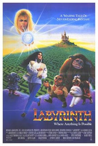 Labyrinth Movie Poster Print
