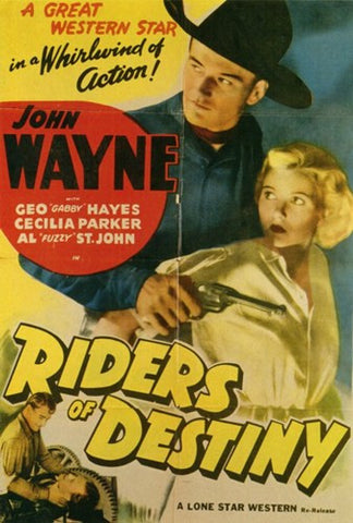 Riders of Destiny Movie Poster Print