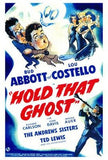 Hold That Ghost Movie Poster Print