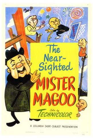 The Near Sighted Mr Magoo Movie Poster Print