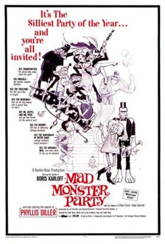 Mad Monster Party Movie Poster Print