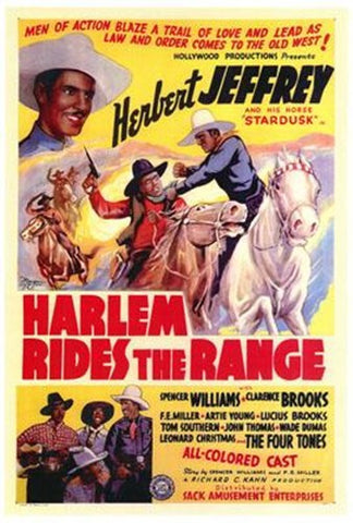 Harlem Rides The Range Movie Poster Print