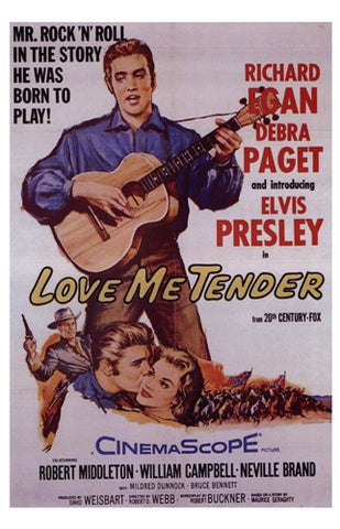 Love Me Tender Movie Poster Print