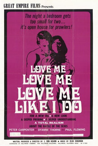 Love Me Like I Do Movie Poster Print