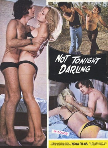 Not Tonight Darling Movie Poster Print