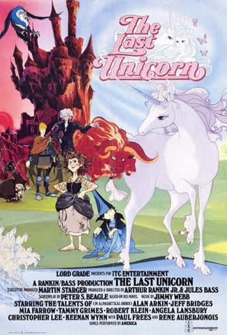 Last Unicorn Movie Poster Print