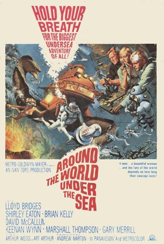 Around the World Under the Sea Movie Poster Print