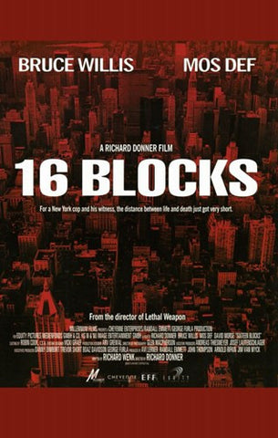 16 Blocks Movie Poster Print