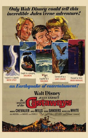 in Search of the Castaways Movie Poster Print