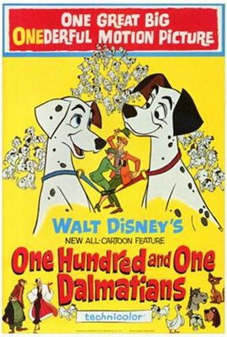 101 Dalmatians Movie Poster Print
