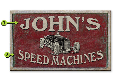 Speed Machine (metal only) Metal 28x48