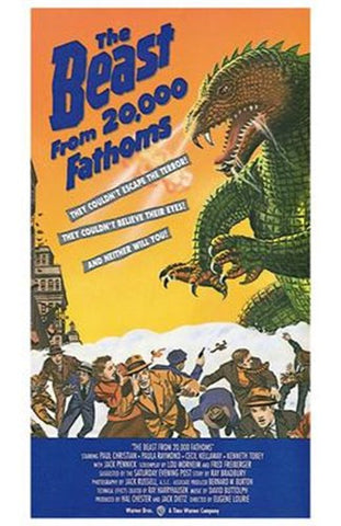 The Beast from 20 000 Fathoms Movie Poster Print