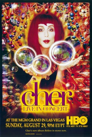 Cher: Live in Concert Movie Poster Print