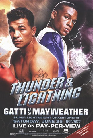 Arturo Gatti vs. Floyd Mayweather Movie Poster Print