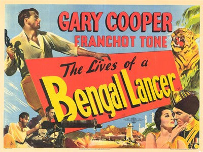 The Lives of a Bengal Lancer Movie Poster Print