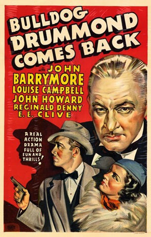 Bulldog Drummond Comes Back Movie Poster Print
