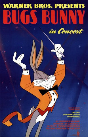 Bugs Bunny in Concert Movie Poster Print