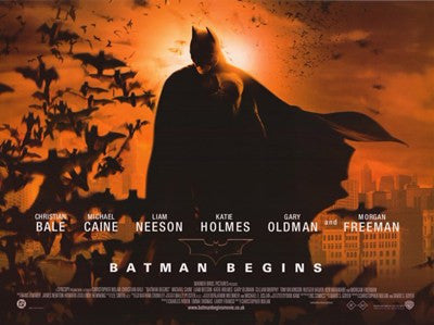 Batman Begins Movie Poster Print