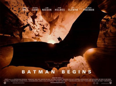 Batman Begins Movie Poster Print