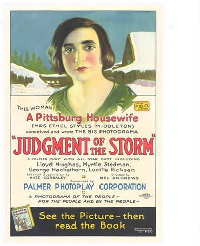 The Judgment of the Storm Movie Poster Print