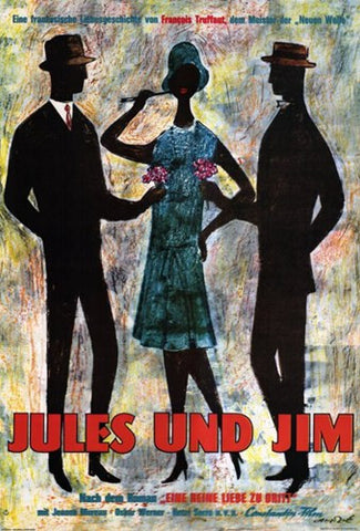 Jules and Jim Movie Poster Print