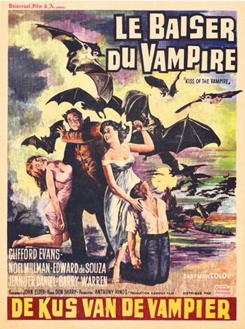 The Kiss of the Vampire Movie Poster Print