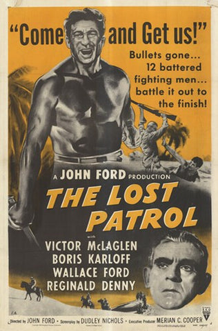 The Lost Patrol Movie Poster Print