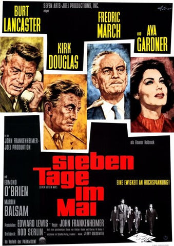Seven Days in May Movie Poster Print