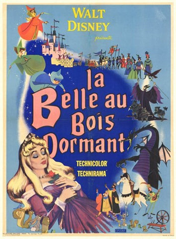 Sleeping Beauty Movie Poster Print