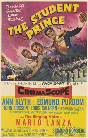Student Prince Movie Poster Print