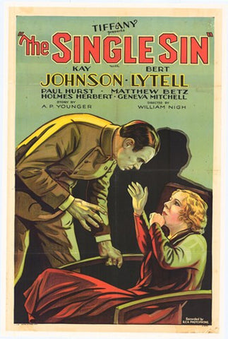 The Single Sin Movie Poster Print