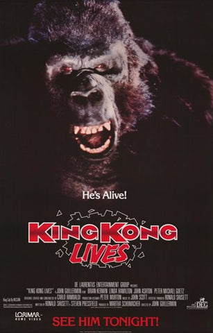 King Kong Lives Movie Poster Print