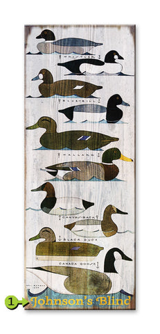 Duck Decoy Wood 17x44