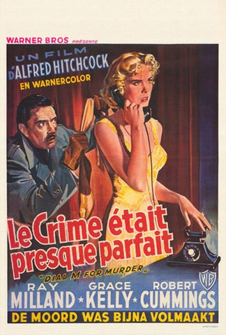 Dial M For Murder Movie Poster Print